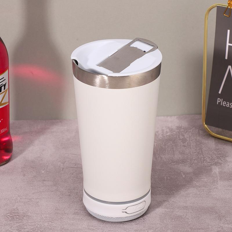 16oz 304 Stainless Steel Vacuum Insulated Cup Beer Mug Outdoor Bluetooth Speaker Car Tumbler mug Cup with bottle opener