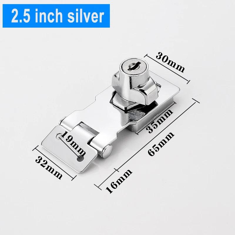 Keyed Hasp Locks Cabinet Locks with Keys,Twist Knob Keyed Locking Hasp,for Drawer,Cabinets Suitable for Use in Various Cabinets