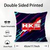 Luxury H-H-Hks Cool Pillow Case Square Double‑Sided Print Cushion Case For Sofa Home Bedchamber Decor Gift