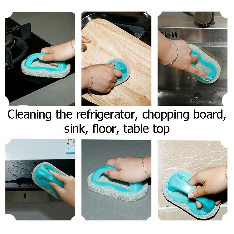 UPKARANWALE Decontamination Bathtub Brush Tile Washing Pot Washing Dish Cleaning Sponge Scouring Pad Sponge Block