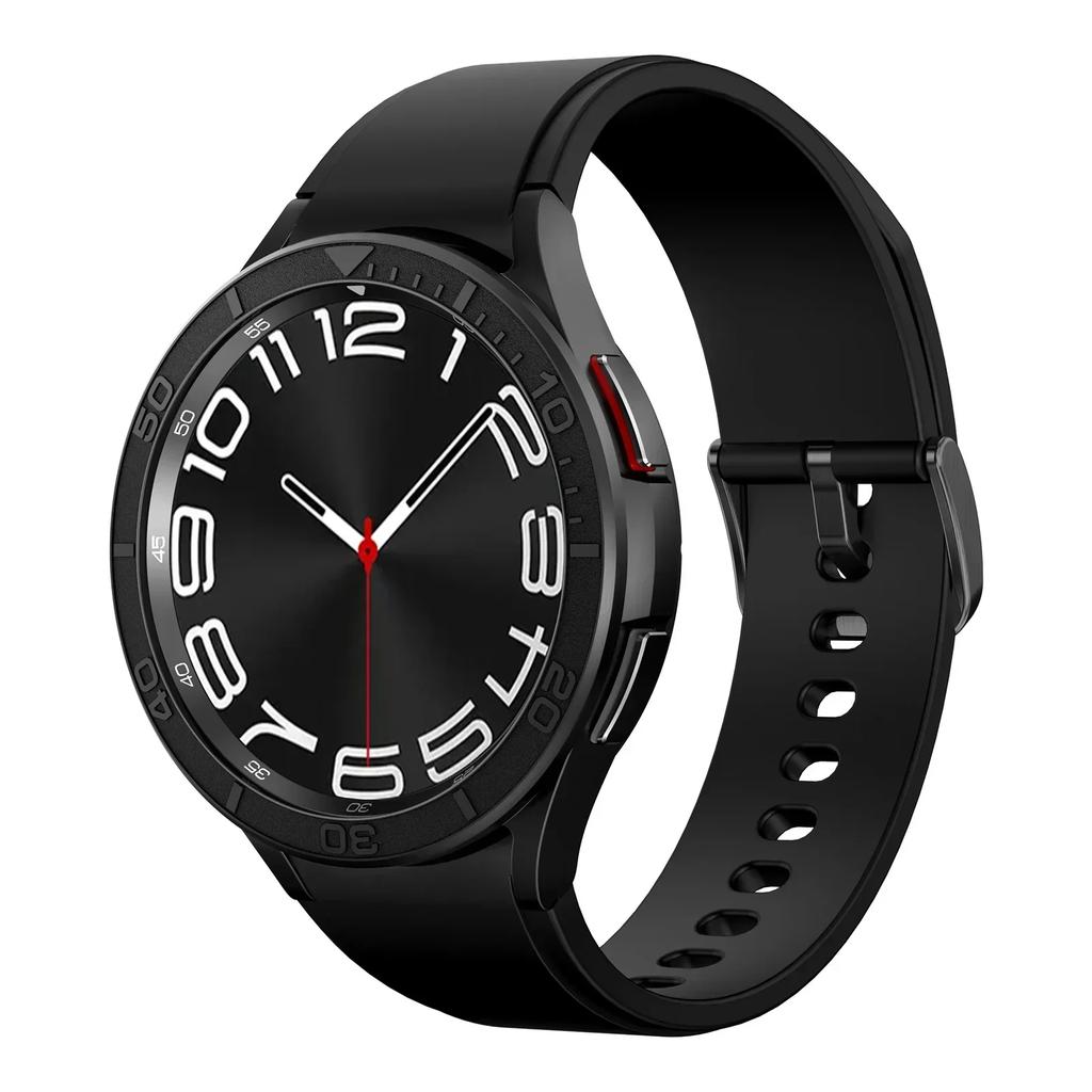 Pierścień ramki zegarka dla Samsung Galaxy Watch6 Classic 43 mm 47 mm Stal nierdzewna Pokrywa skali czasu Zderzak Etui Akcesorium dla Watch 6