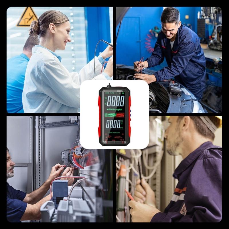 FS899L Color Screen Digital Multimeter With Large Bright Display USB C Rechargeable For Electrical Testing