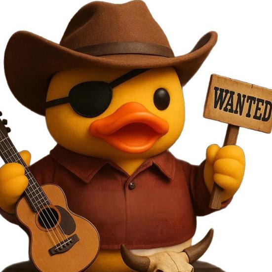 Rock Tribute Duck Figurine Vintage Hand-painted Rock Duck Statue Sculpture Music Studio Ornament Bar Decoration Classic Rocker Gift