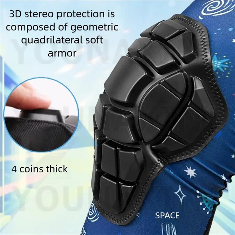 1 Paio Ginocchiere Bambino Pallacanestro Unisex Calcio Baseball Ragazzo Ciclismo Sport Pattinaggio a Rotelle Equipaggiamento Protettivo