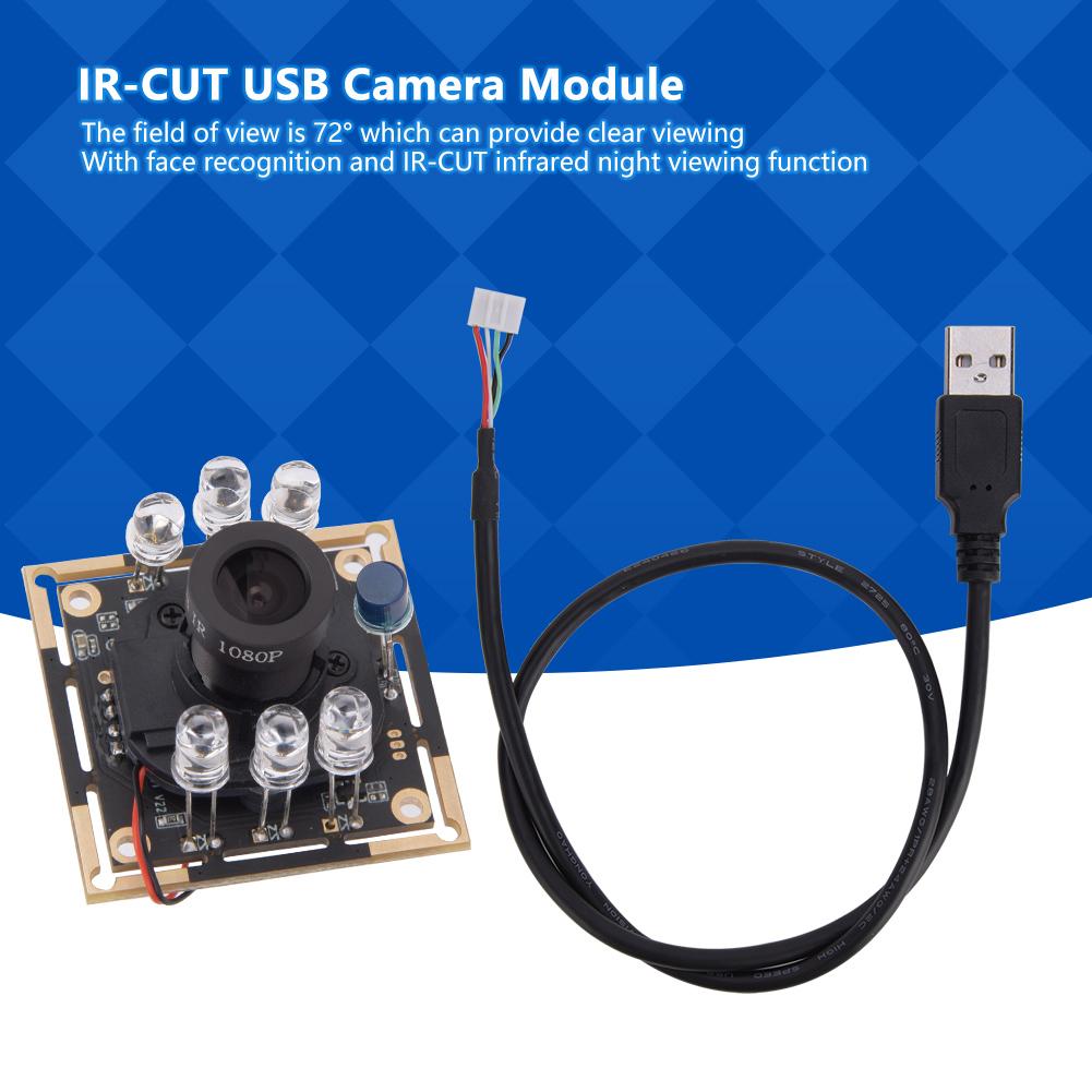 USB-Kameramodulplatine OV9732-Chip IR CUT Infrarot-Gesichtserkennung 1280 x 720 30 fps 72 Grad