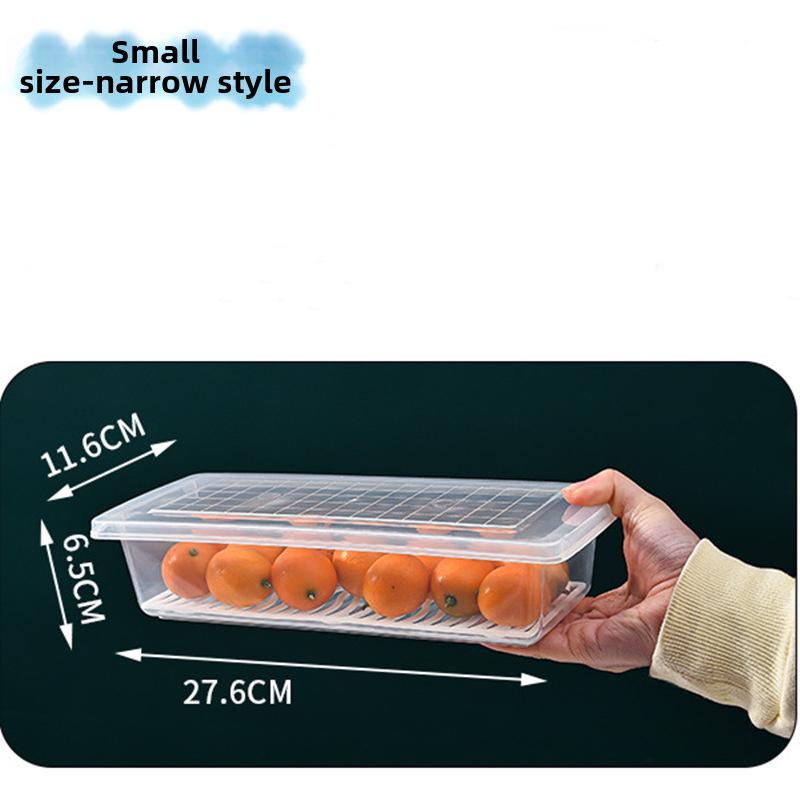 Japanische lebensmittelechte Kühlschrank-Aufbewahrungsbox: Geruchsverhindernd, Kühlen und Gefrieren, Gemüseabtropfbox für die Küche