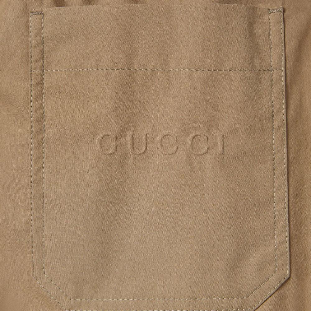 Gucci Poplin Elastic Waist Bermuda Shorts 824267-ZAR6Y-2319
