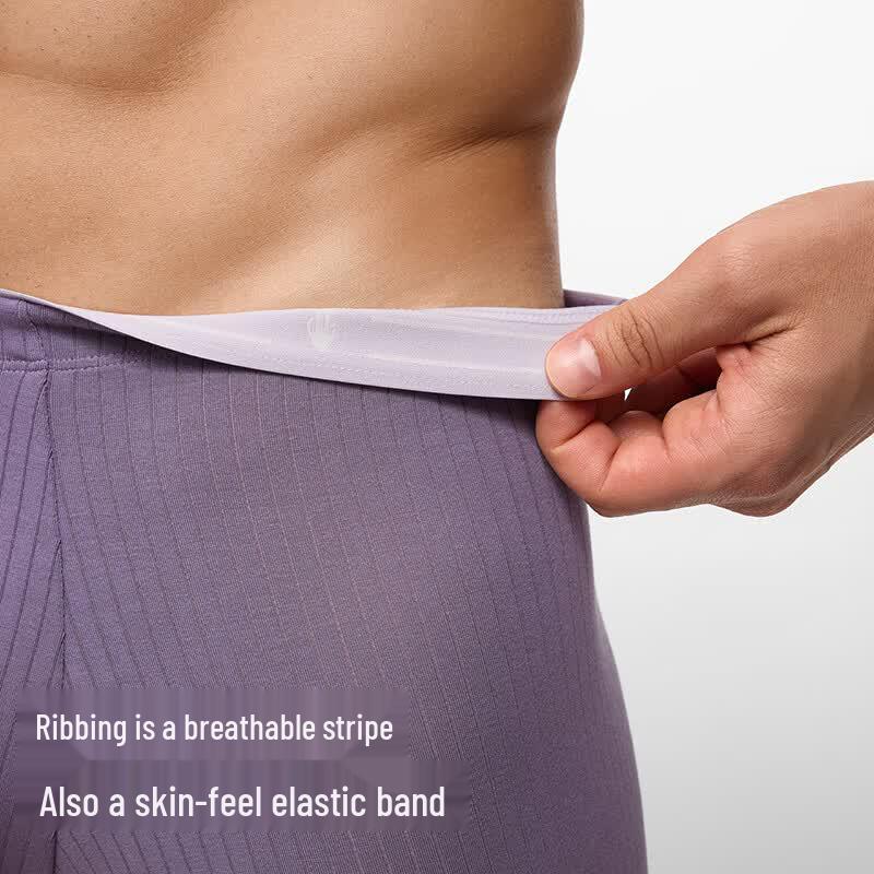 Bananain Men's Silver Skin 311A Tencel Modal Ice Silk Boxer Briefs - 3 Pack