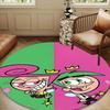 Magical Friendship timmy Adventure Round Rug for Livingroom,Bedroom, Palyroom, Chair Rug, Area rug, Circle Carpet, Large Size Fan Christmas gift