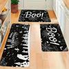 1 Stück Halloween Muster Küchenteppich Rutschfeste Fußmatte Pop Design Badezimmerteppich Badematte Teppich für Zuhause Spüle Wäsche Dekor