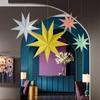 30cm Nine-pointed Star Paper Hanging Decoration for Kids Room Party Classroom