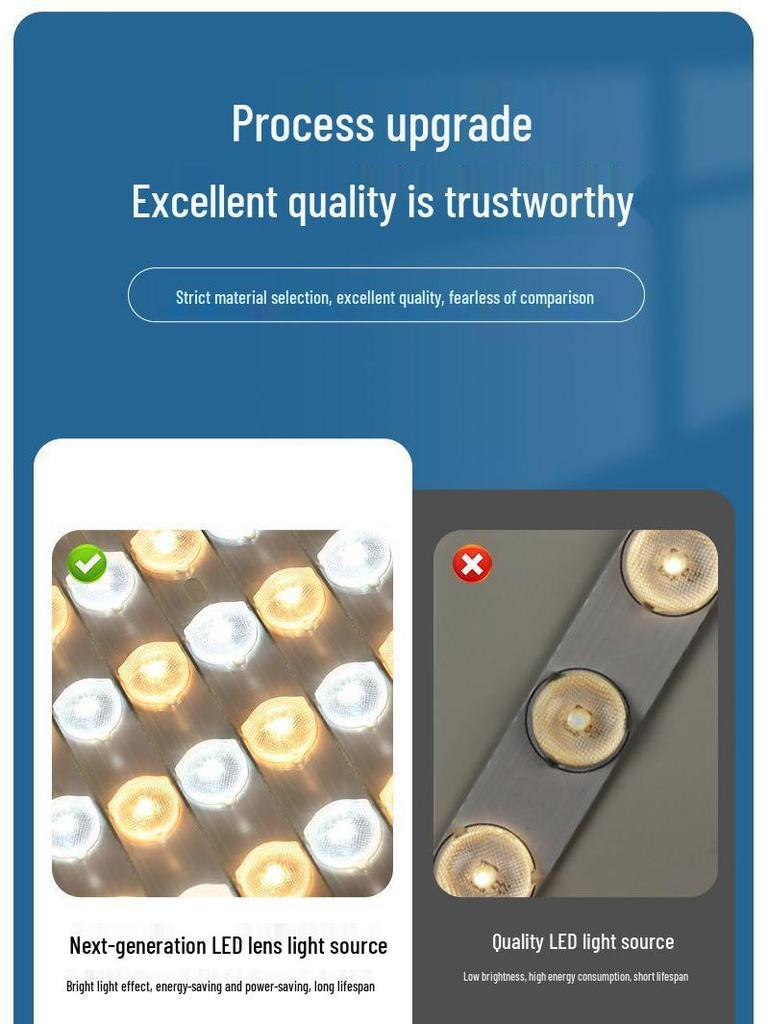 Ultra-bright Modern LED Crystal Ceiling Light for Bedroom and Living Room