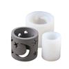 Candle Cover Ornament Silicone Molds Tea Light Moulds Candle Holder Moulds Silicone Resin Crafting Tool for Hand-Making