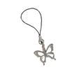 Love Heart Phone Pendant Novel Hollow Butterflies Tassels Y2k Girl Heart Niche Hollow Love Keychain Handmade Lanyard