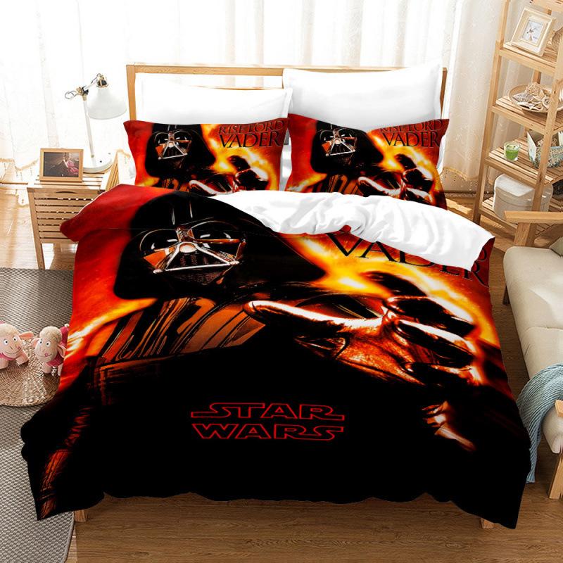 Star Wars Digital Printing Three-Piece 3D Home Textile Quilt Cover