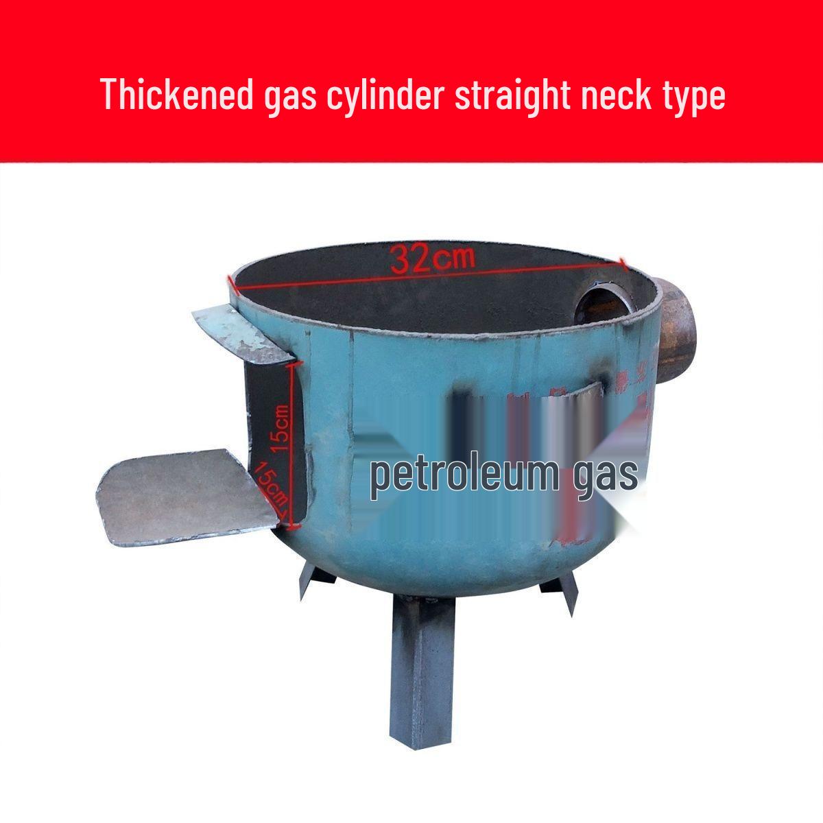 

Durable Steel Firewood Stove with Extra Thick Pot Stand