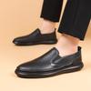 The First Layer of Cowhide Summer New Men's Sandals Leather Hollow Breathable Hole Shoes Men's Casual Shoes Leather Shoes Men's Shoes