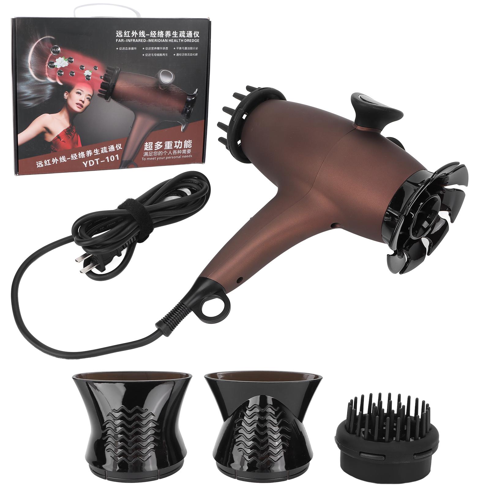 

Фен для волос, быстрая сушка, шумоподавление, анион, дальний инфракрасный диапазон, постоянная температура, портативный профессиональный CN Plug