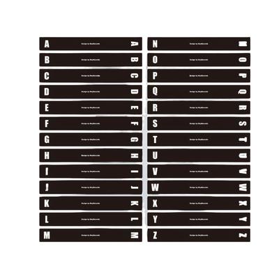 PP Alphabets Dividers Index Card Set Of 26 For Organizing LPs Vinyls Records By Artist Or Album Title