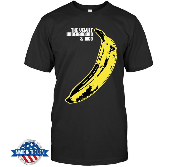 

The Velvet Underground & Nico Debut Album Iconic Banana Shirt Rock Music M