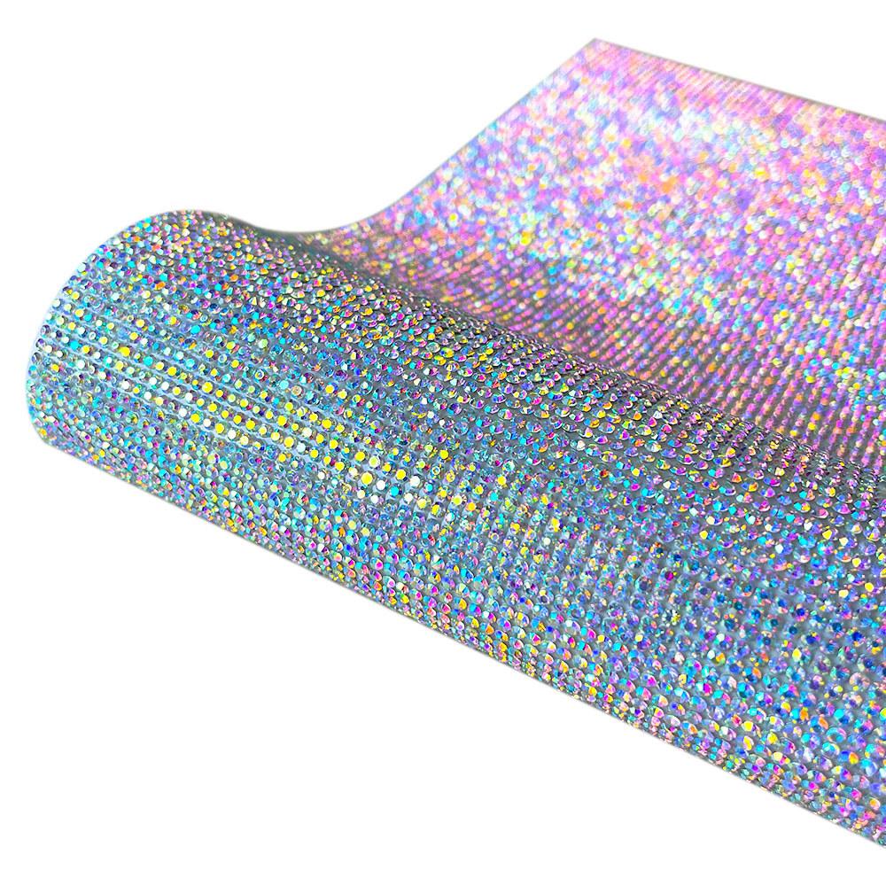 24x40cm Self Adhesive Rhinestone Trim Luxurious Crystal Trim Accessories for DIY PC Phone Case Shoes Car Photo Frame Bag Decor