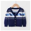 Kinder Neue Weihnachts-Pullover Mädchen Rentier Strickjacken Jungen Herbst/Winter Mäntel Kinderbekleidung