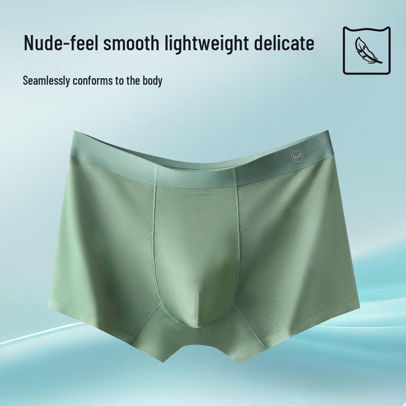 Mao Ren Men's Modal Silky Boxer Briefs 3-Pack