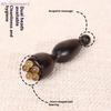 {Summer2}Lotus Seedpod Shape Massage Tool Sandalwood Gua Sha Massage Sticks Facial Skin Care Physiotherapy Tool
