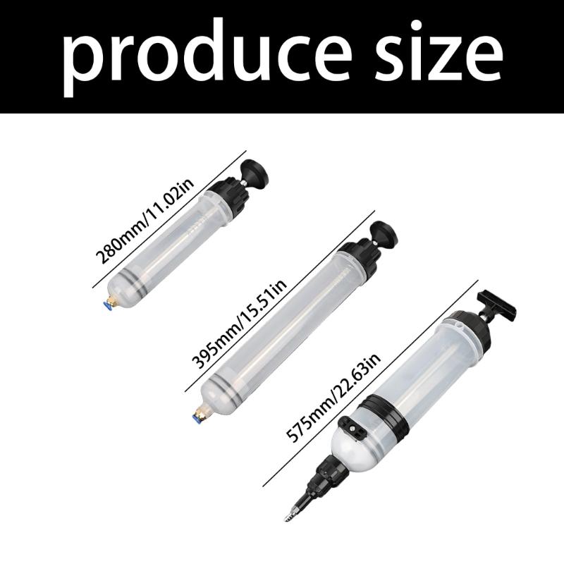 Handheld Oil Suction Device Quick Engine Fluid Extraction Lightweight Plastic Design Universal Vehicle Compatibility