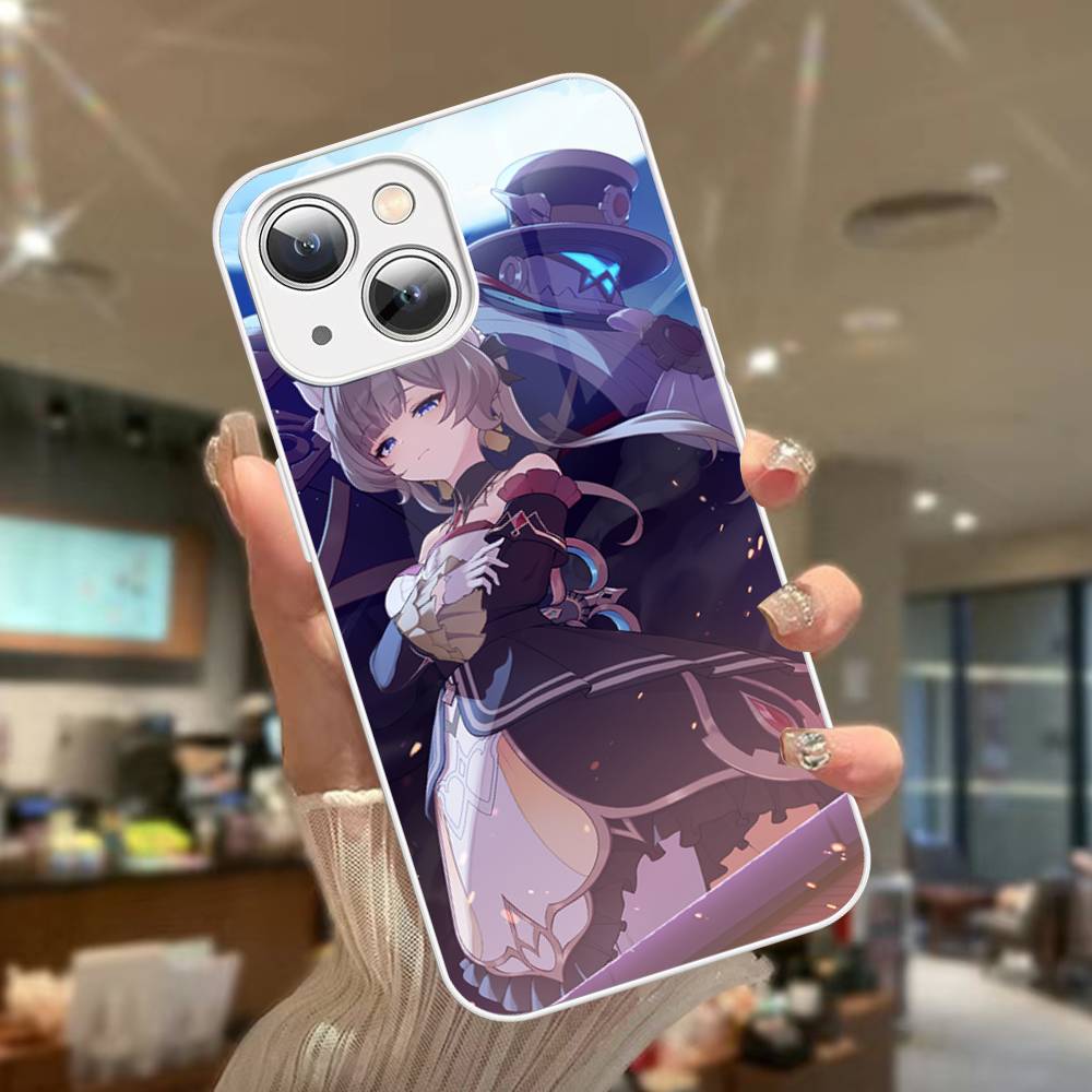 Jeu Genshin Impact Sandrone Verre Trempé Pour iphone 14 13 12 11 Pro Mini XS MAX 14Plus X XS XR Fundas
