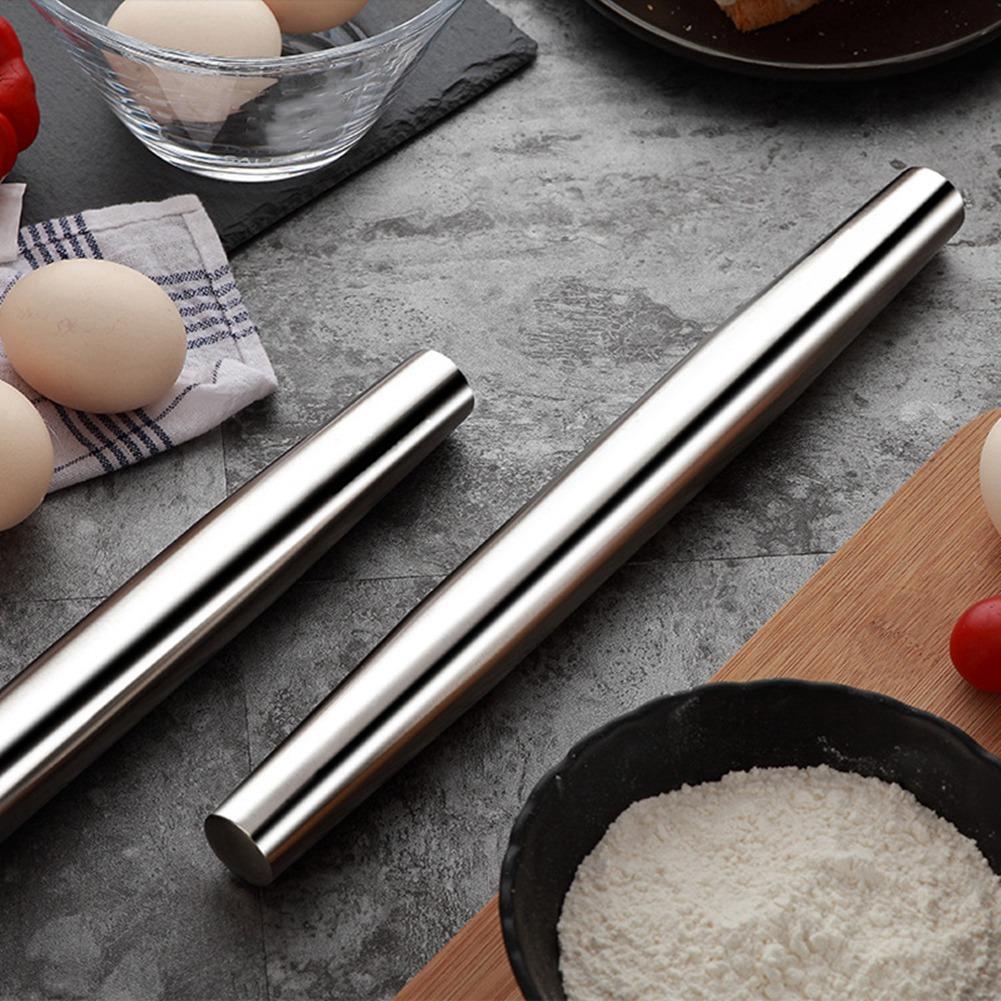 Moisture Proof Kitchen Baking Tool Household Non-Deformable Rolling Pin Flour Press