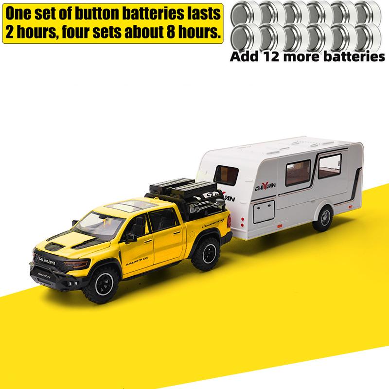 1:32 Dodge Ram 1000 Trx Mammoth Pick-up Legering Diecast Modelauto Simulatie Sieraden Speelgoed Desktop Display Sierstuk Verjaardagscadeau