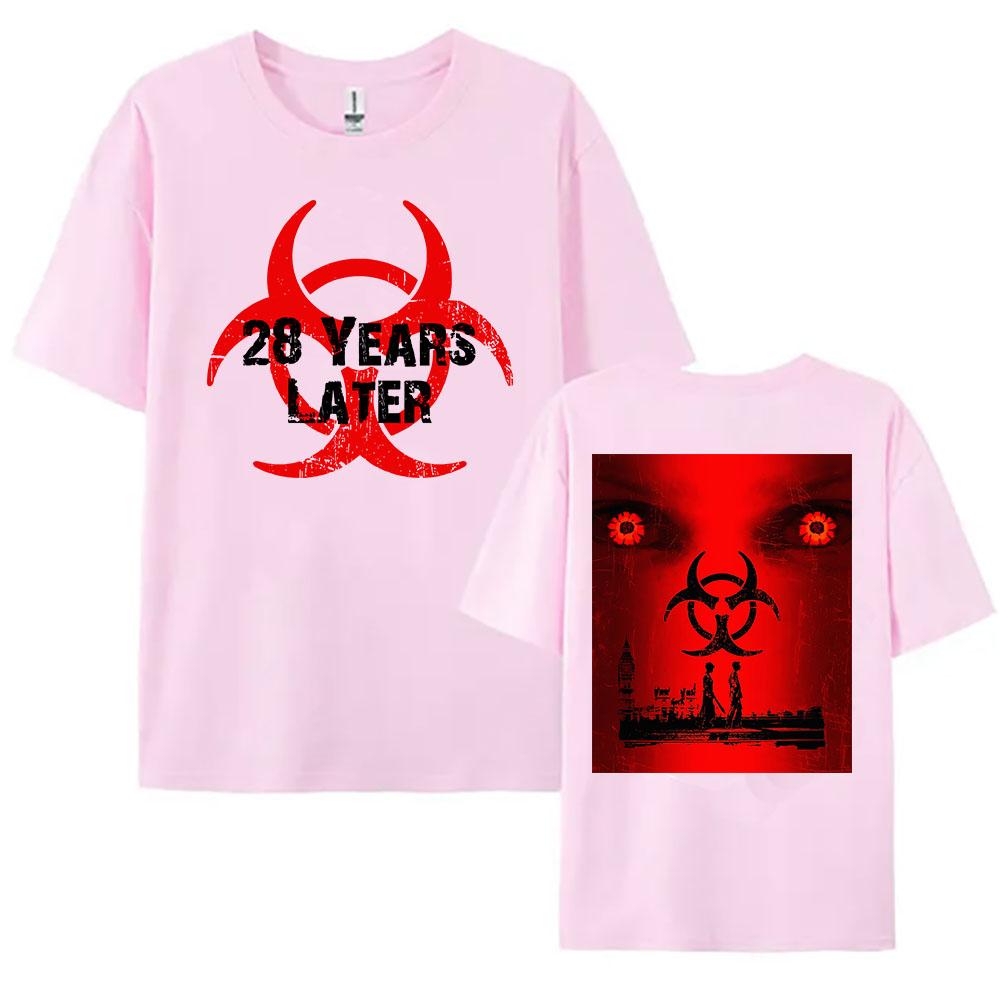Horror Film 28 Years Later Tshirts Summer Cotton Movie Graphic T Shirt Casual O-neck Female T-shirt Streetwear