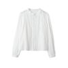 White Moon French Lace Shirt: Wear Alone or Layered! Classic French Style Shirt
