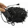 Thrisdar 8M 50M 100M Led Christmas Fairy String Light Outdoor Black Wire Wedding Party Holiday Christmas Tree Garland Light