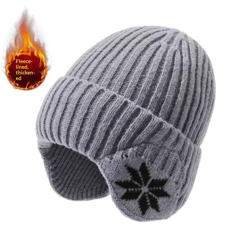 Outdoor Ski Hat Winter Thick Beanie Hat With Fleece Lined For Men Women Winter Solid Knitted Wool Skull Cap For Outdoor Use