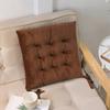 Warm Desk Chair Cushion Office Chair Seat Cushion Comfortable Velvet Seat Cushion with High-elastic Sponge for Long for Office