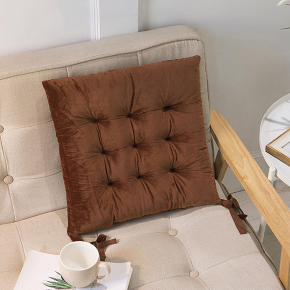 Warm Desk Chair Cushion Office Chair Seat Cushion Comfortable Velvet Seat Cushion with High-elastic Sponge for Long for Office