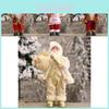 Creative And Charming Standing Santa Claus Doll Perfect For Festive Christmas Decor