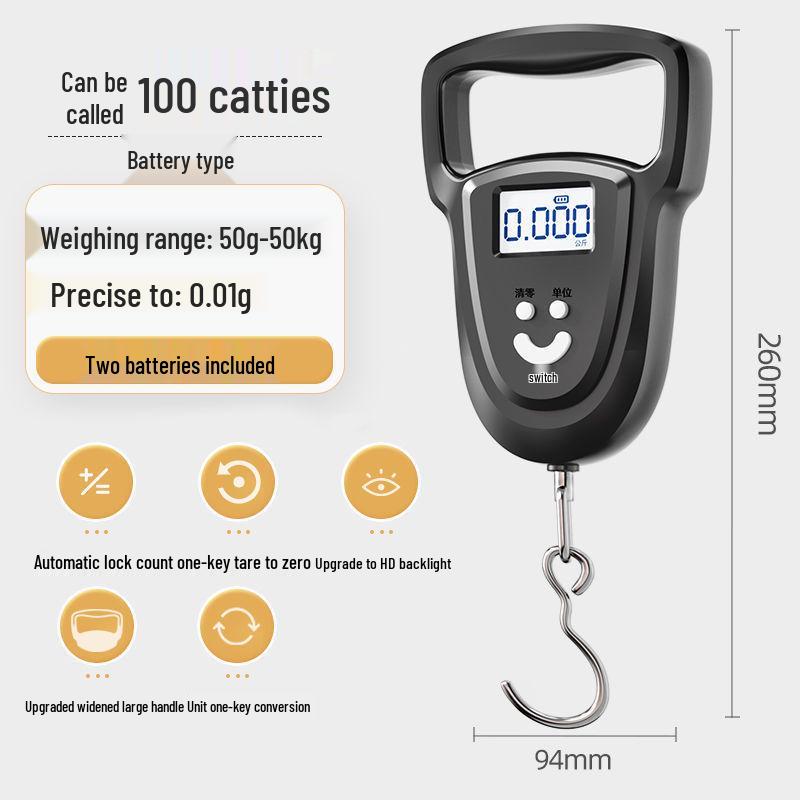 Cântar Electronic Portabil Compact de Înaltă Precizie