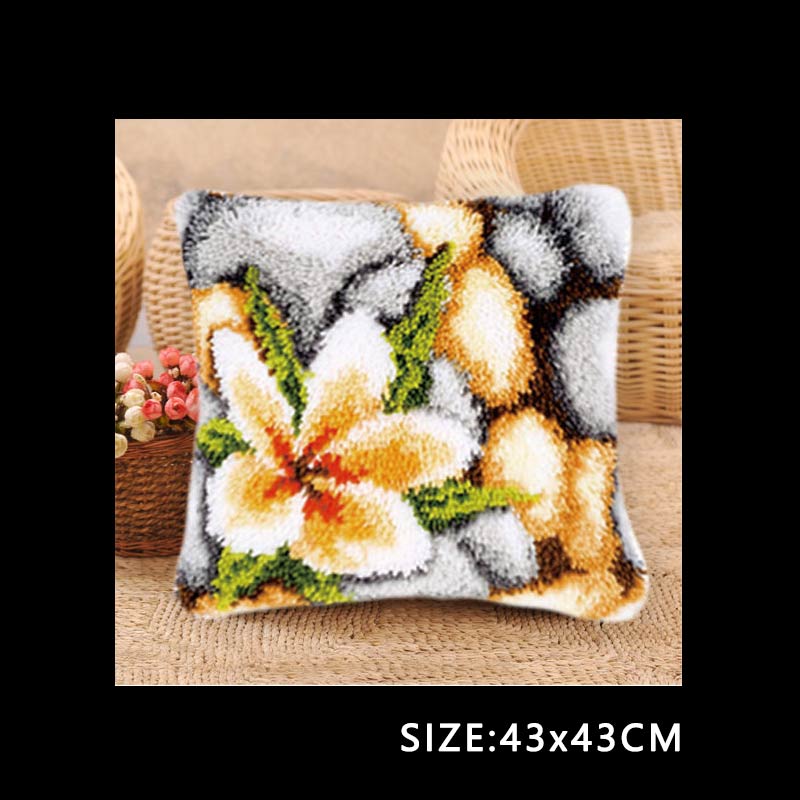 

Набор для вышивания ковра своими руками, техника «петля в петлю», серия «Растения», сегментная вышивка, наволочка с вышивкой, цветы, трава, грубая шерсть, вышивка крестом, 3D-вышивка «петля в петлю»