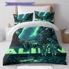 Cartoon Pattern Bedding Quilt Set Quilt Cover Pillowcase Home Decoration Birthday Gift (1 * Duvet Cover + 2 * Pillowcase, Without Core)