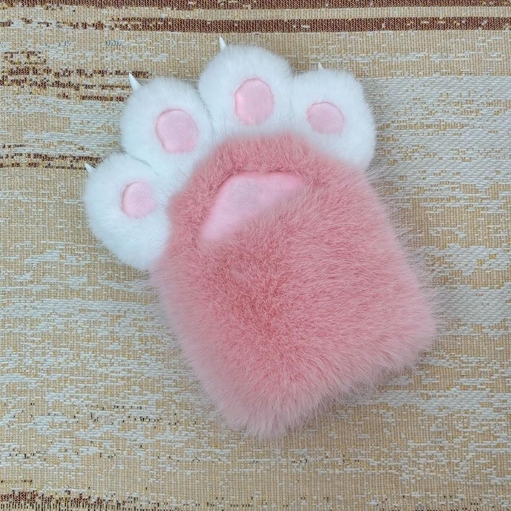 1Pc Thicken Cosplay Cat Paw Glove Plush Furry Glove New Cosplay Glove Props