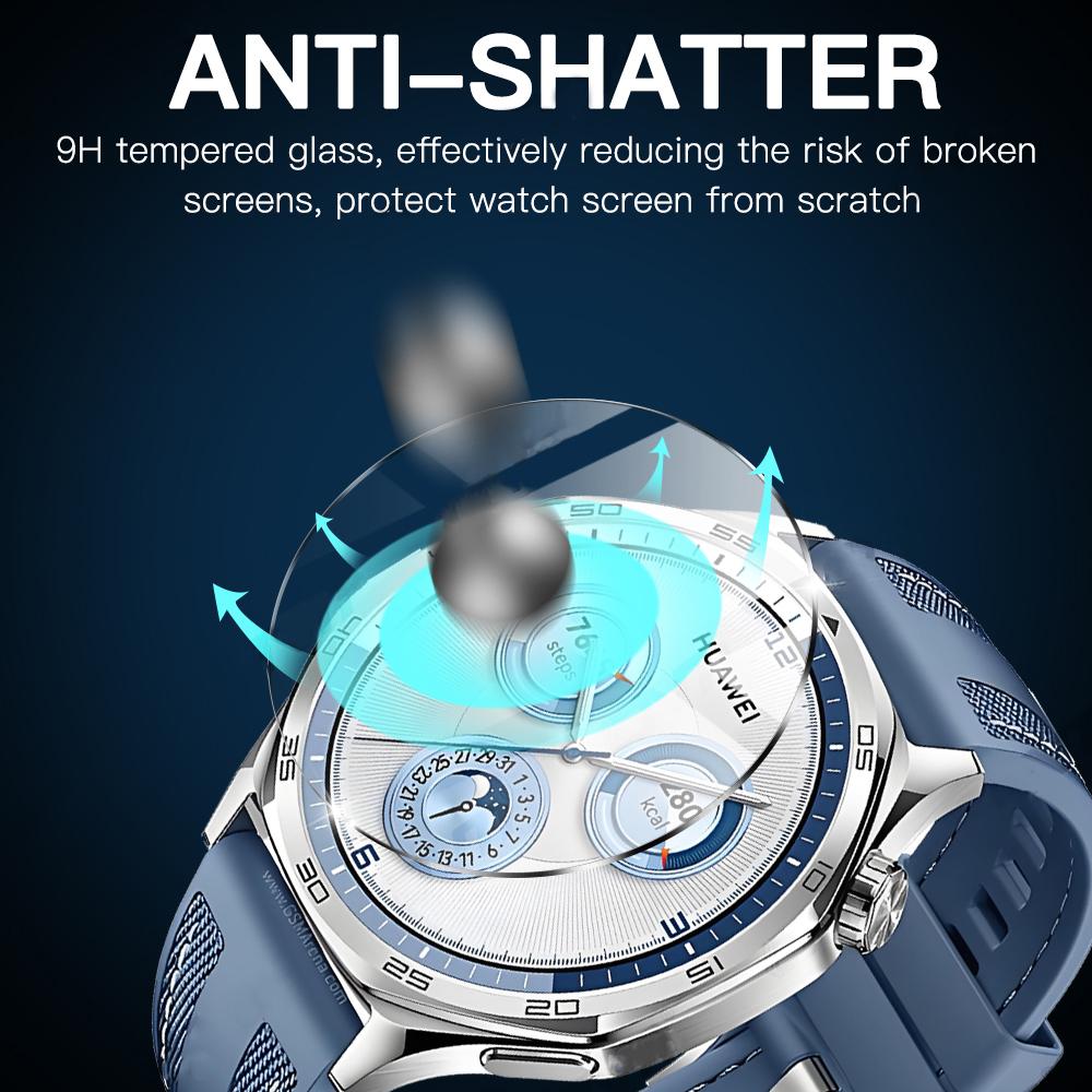 Tempered Glass for Huawei Watch GT 5 41mm 46mm Watch HD Screen Protector for Watch GT 5 Pro 42/46mm Anti-Scratch Prottiecve Film