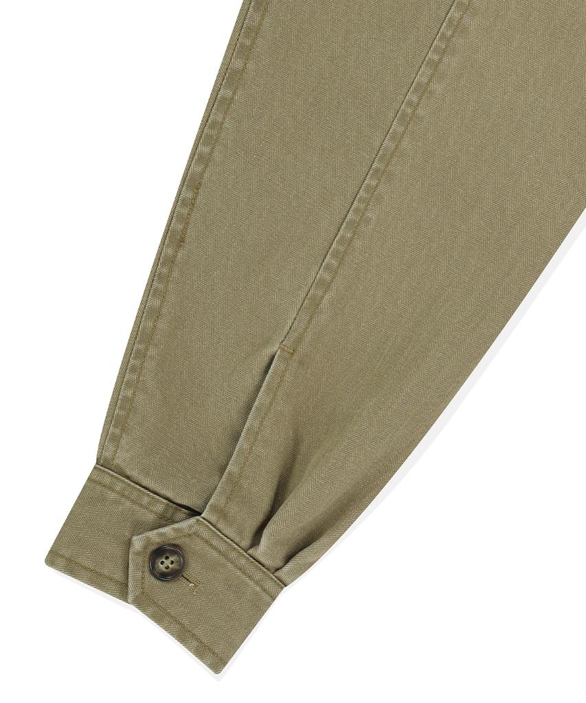 Mahagrid Washed Drizzler Blouson Jacket Olive(Mg2Fsmj248A)