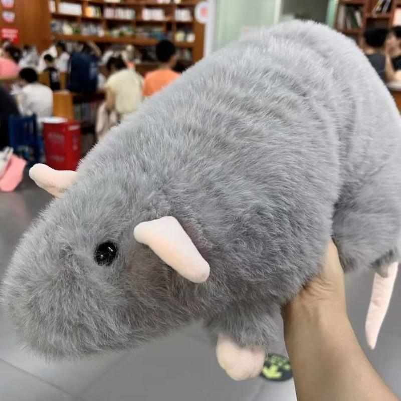 1Pcs Realistic Fancy Rat Plush Toy Stuffed Animal Doll Cute Funny Soft Pillow for Girls Birthday Gift 35/50/90cm Mouse Toy