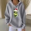 Women's Fashion Casual Christmas Angel Print Pullover Long-Sleeve Sweatshirt