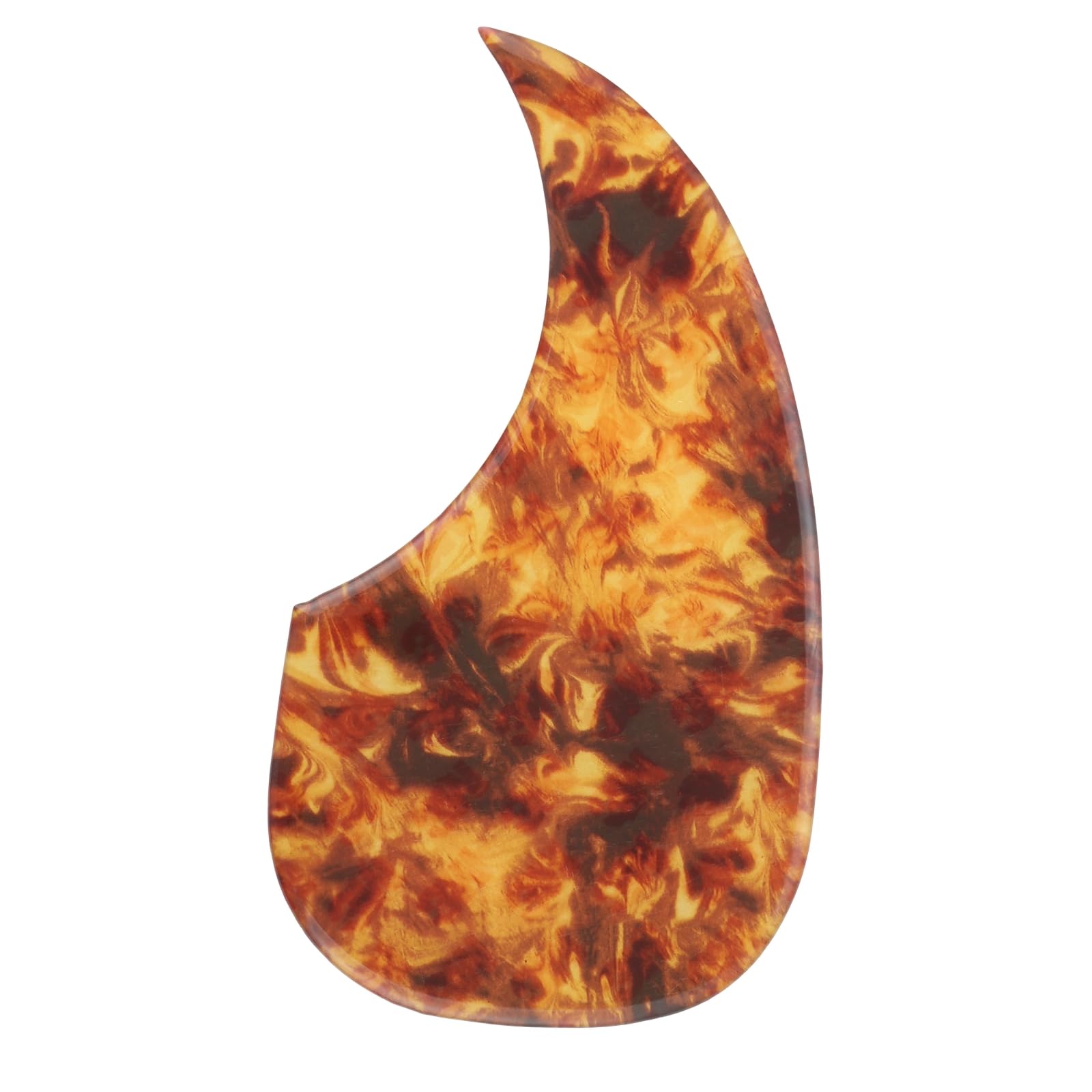 

Dreld Guitar Pickguard Scratch Sticker Board with Adhesive Back Sticker Turtle Shell Guard Rounded Corner Protective Plate Universal Acoustic Folk