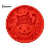 Flexible Silicone Casting Molds Stepping Stone Mold for Halloween DIY Garden Pathway, Reusable Concrete Cement, Sunflower Cat Pumpkin Art Decor Patio