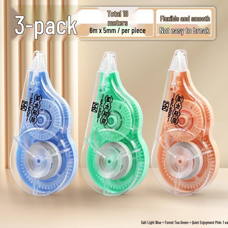 90126 Large Capacity Correction Tape - Student Exclusive, Smooth Japanese Style for Girls